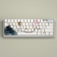 Lotus Charm 104+26 PBT Doubleshot Backlit 5-sided Dye-subbed Keycaps Set Cherry Profile Side Legends for MX Keyboard